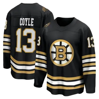 Men's Charlie Coyle Boston Bruins 100th Anniversary Premier Jersey - Black Breakaway