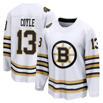 Men's Charlie Coyle Boston Bruins 100th Anniversary Premier Jersey - White Breakaway