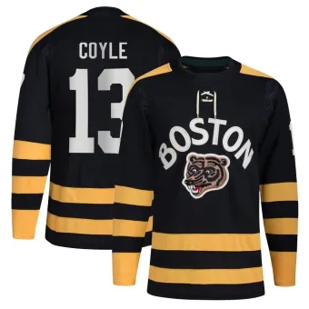 Men's Charlie Coyle Boston Bruins 2023 Winter Classic Jersey - Black Authentic