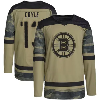 Men's Charlie Coyle Boston Bruins Military Appreciation Practice Jersey - Camo Authentic