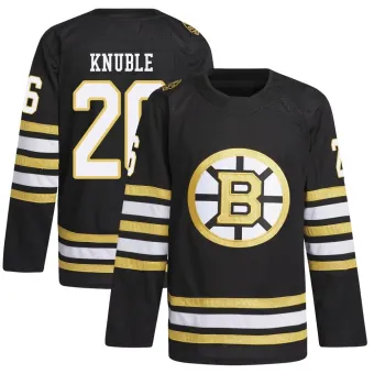 Men's Mike Knuble Boston Bruins 100th Anniversary Primegreen Jersey - Black Authentic