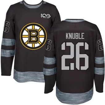 Men's Mike Knuble Boston Bruins 1917-2017 100th Anniversary Jersey - Black Authentic