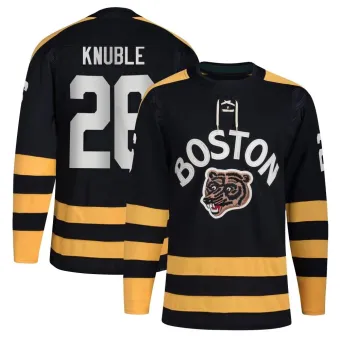 Men's Mike Knuble Boston Bruins 2023 Winter Classic Jersey - Black Authentic