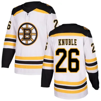 Men's Mike Knuble Boston Bruins Away Jersey - White Authentic