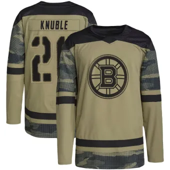 Men's Mike Knuble Boston Bruins Military Appreciation Practice Jersey - Camo Authentic