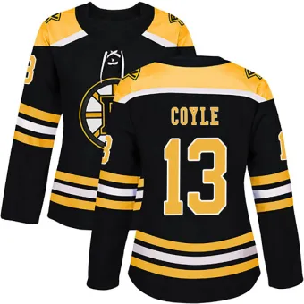 Women's Charlie Coyle Boston Bruins Home Jersey - Black Authentic