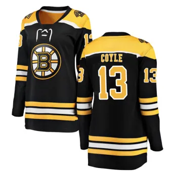 Women's Charlie Coyle Boston Bruins Home Jersey - Black Breakaway