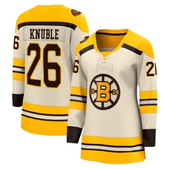 Women's Mike Knuble Boston Bruins 100th Anniversary Premier Jersey - Cream Breakaway