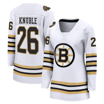 Women's Mike Knuble Boston Bruins 100th Anniversary Premier Jersey - White Breakaway