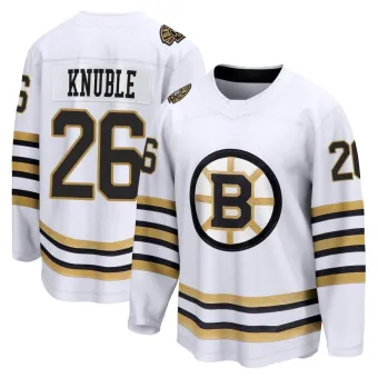 Youth Mike Knuble Boston Bruins 100th Anniversary Premier Jersey - White Breakaway